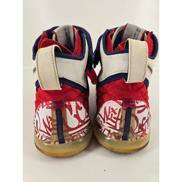 Nike LeBron 17 “Graffiti Remix” CT6047-600 – Men’s US 11 / Red - Picture 6 of 11